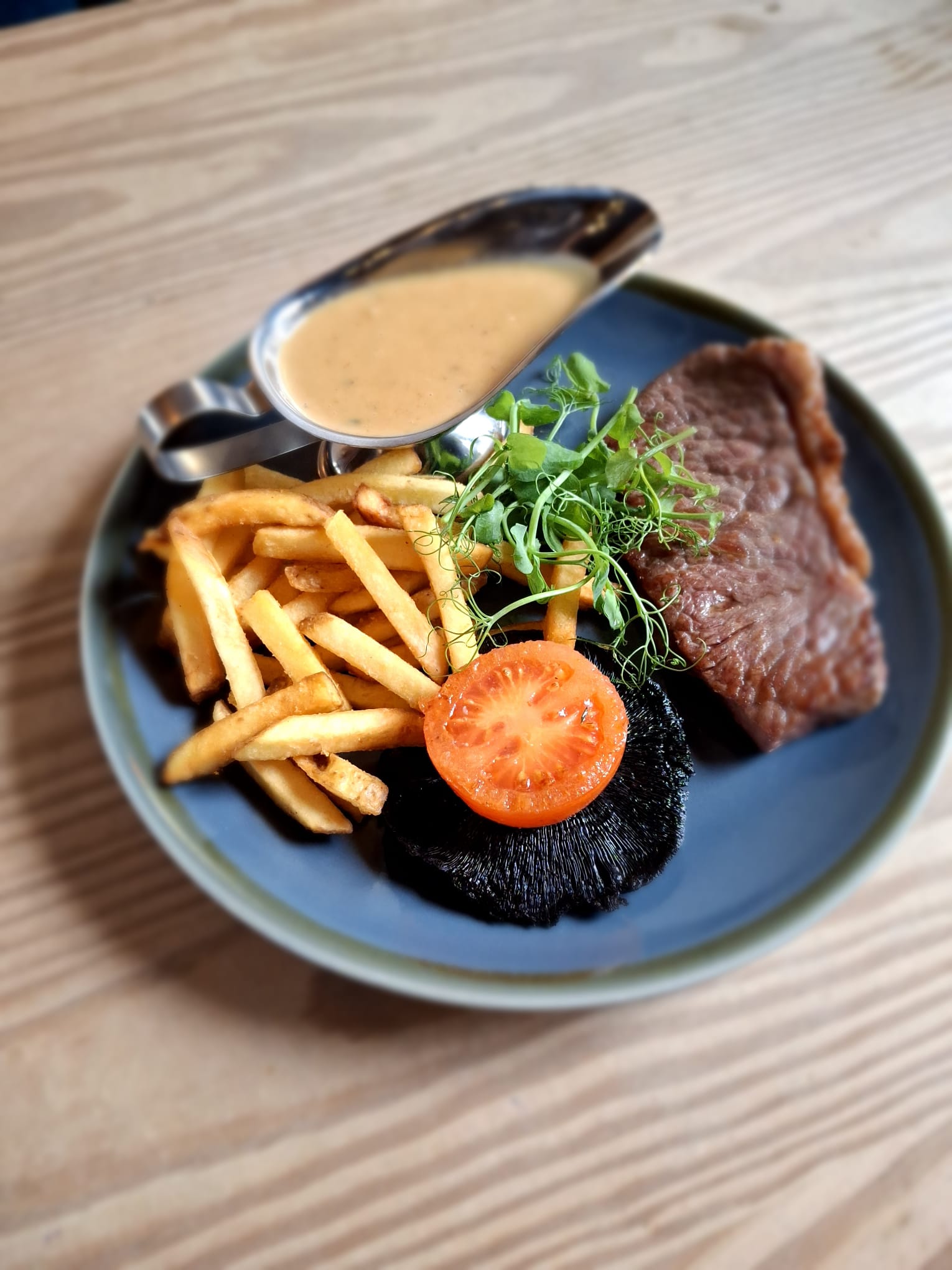 Steak and fries at The Strand Cheltenham